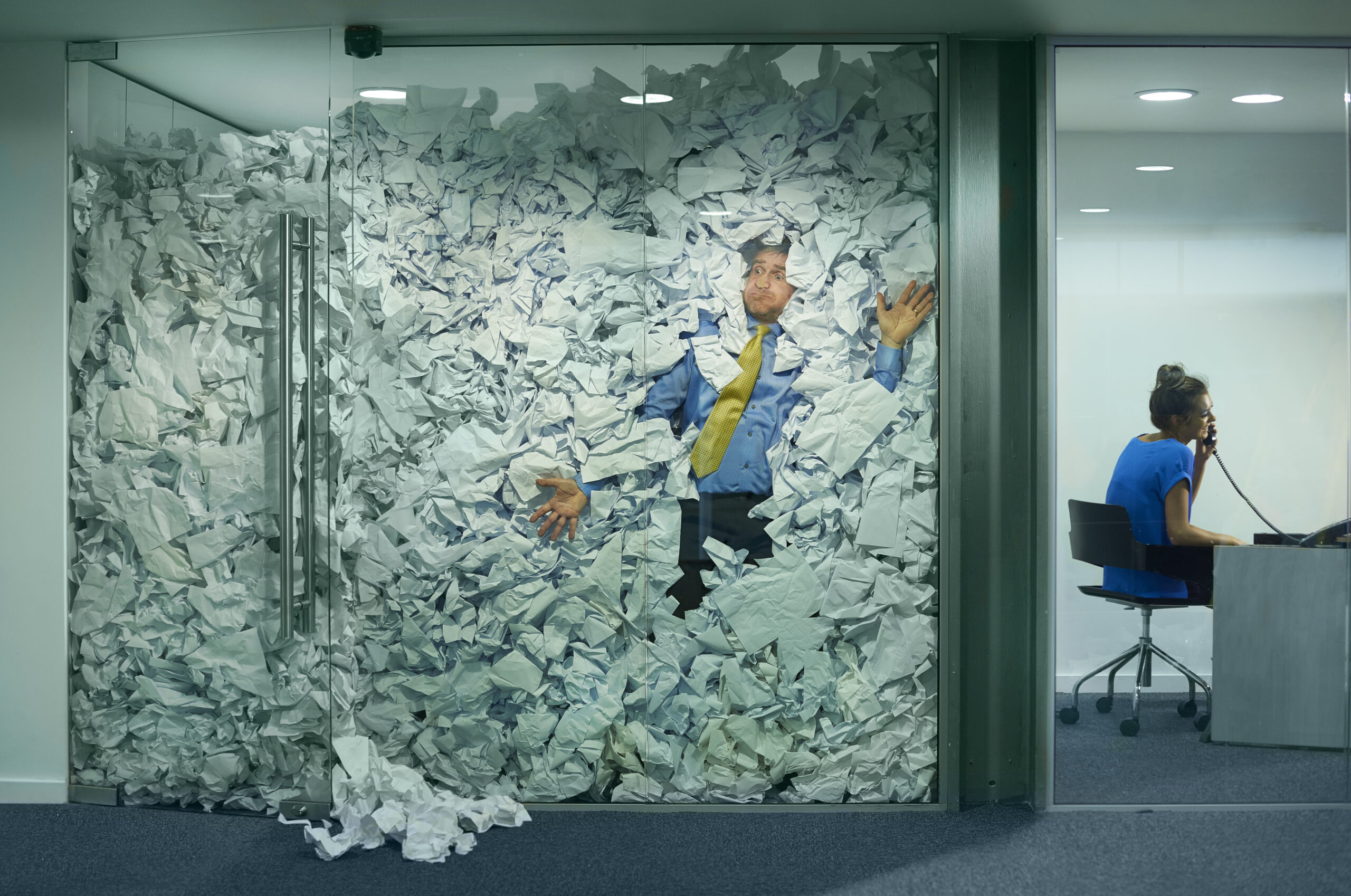 stuck at the office